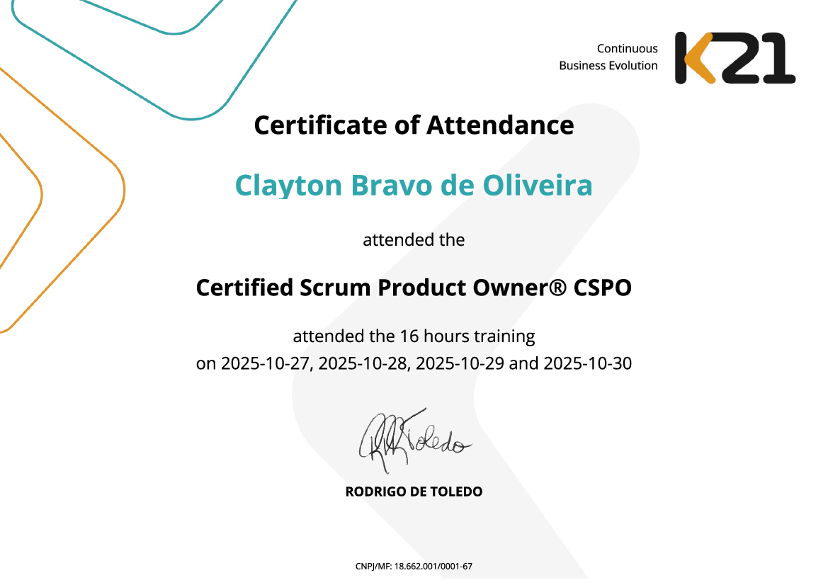 Certificado K21